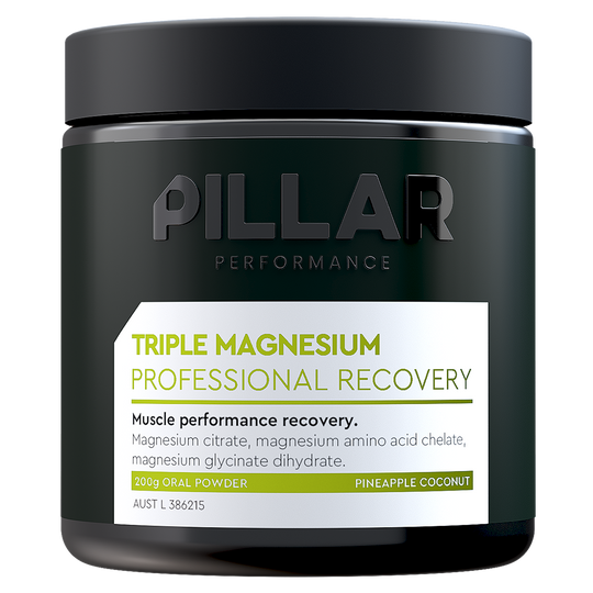 Pillar Performance Triple Magnesium Powder, Pineapple Coconut, 200g