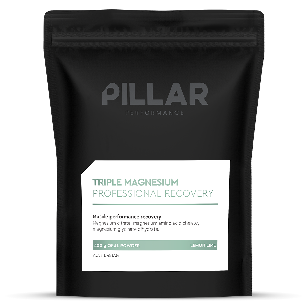 Pillar Performance Triple Magnesium Powder Lemon Lime