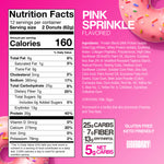 Legendary Foods Protein Donut Pink Sprinkle nutrition panel