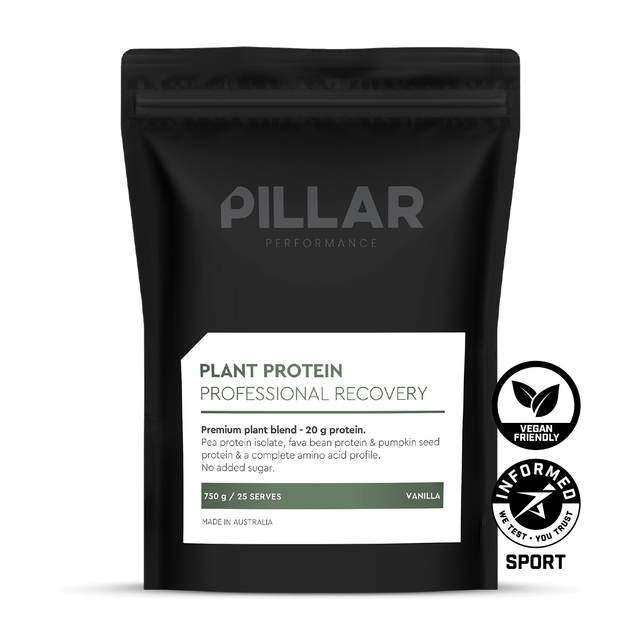 Pillar Performance Vegan Protein Isolate powder plant protein powder, 750g, NZ Supps