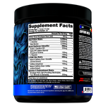 Performa Hyde Nightmare Black Blue Berry supplement facts and nutrition panel