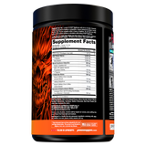 Performa Hyde Nightmare Orange Screamsicle supplement facts and nutrition panel