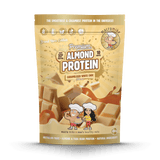 Macro Mike Luxe Almond Protein Caramelised White Chocolate 400g front