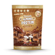Macro Mike Luxe Almond Protein Chocolate Caramel Bar 400g front