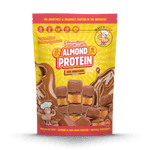 Macro Mike Premium Almond Protein Chocolate Honeycomb 400g protein powder, front, NZ Supps