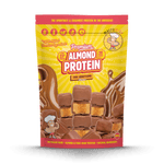 Macro Mike Premium Almond Protein Chocolate Honeycomb 800g protein powder, front, NZ Supps