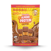 Macro Mike Premium Almond Protein Chocolate Honeycomb 800g protein powder, front, NZ Supps