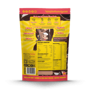 Macro Mike Premium Almond Protein Chocolate Hazelnut supplement facts and nutrition panel