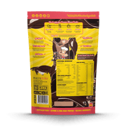 Macro Mike Premium Almond Protein Chocolate Hazelnut supplement facts and nutrition panel