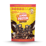 Macro Mike Premium Almond Protein Chocolate Hazelnut 800g protein powder, front, NZ Supps