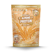Macro Mike Luxe Almond Protein Cinnamon Churros 400g protein powder, front, NZ Supps