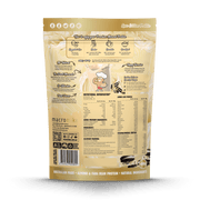 Macro Mike Premium Almond Protein Cookies & Cream supplement facts and nutrition panel