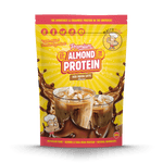 Macro Mike Premium Almond Protein Iced Mocha 800g protein powder, front, NZ Supps