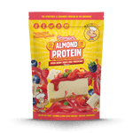 Macro Mike Premium Almond Protein Mixed Berry White Choc 800g protein powder, front, NZ Supps