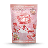 Macro Mike Luxe Almond Protein Strawberry Thickshake 400g front