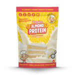 Macro Mike Premium Almond Protein Vanilla Buttercream 400g protein powder, front, NZ Supps