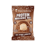 Macro Mike Protein Indulgence Ball Choc Coconut Lamington front pack