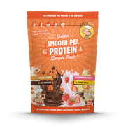 Macro Mike Golden Smooth Pea Protein Sample Pack 8 x 35g front