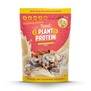 Macro Mike Peanut Plant Protein Caramel Cinnamon Bun 1kg protein powder, front, NZ Supps