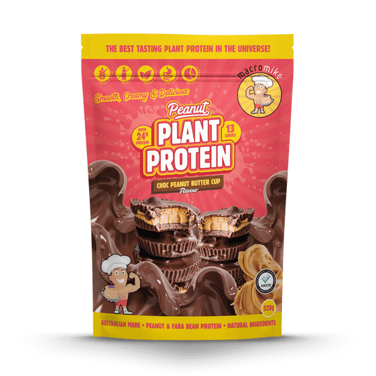 Macro Mike Peanut Plant Protein Chocolate Peanut Butter Cup 520g front