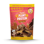 Macro Mike Peanut Plant Protein Chocolate Caramel 520g protein powder, front, NZ Supps