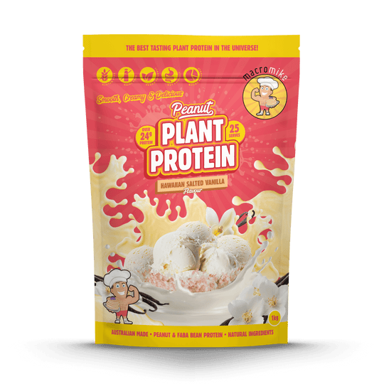 Macro Mike Peanut Plant Protein Hawaiian Salted Vanilla 1kg front