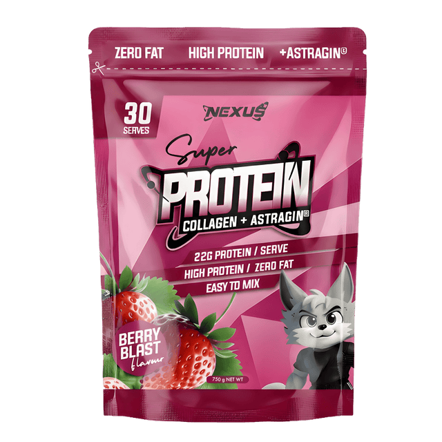 Nexus Super Protein, Berry Blast New powder