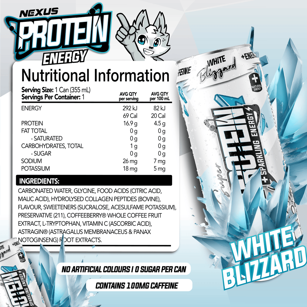 Nexus Super Protein Sparkling Energy