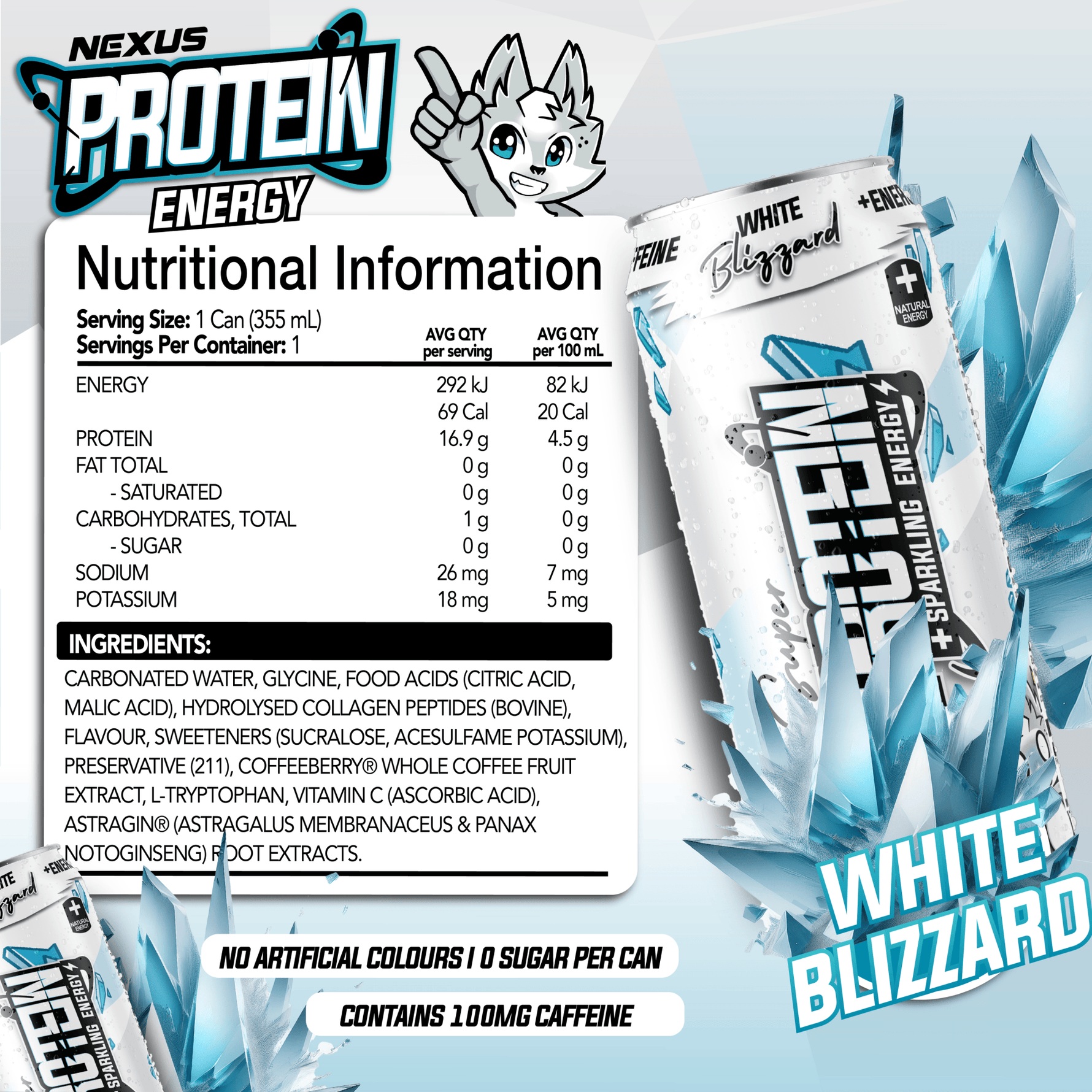 Nexus Super Protein Sparkling Energy