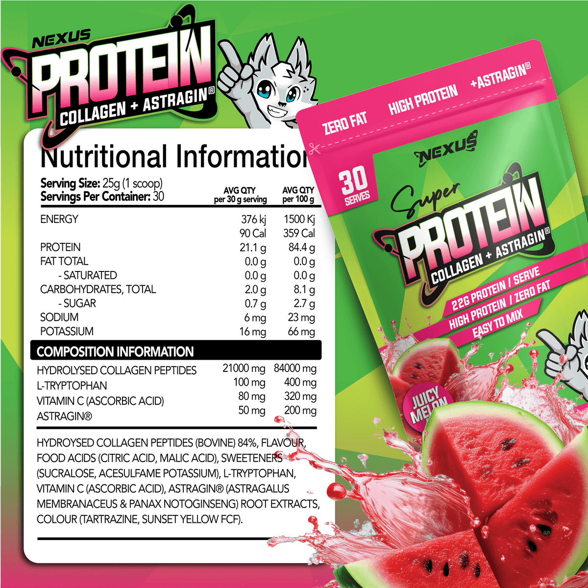 Nexus Super Protein, Watermelon