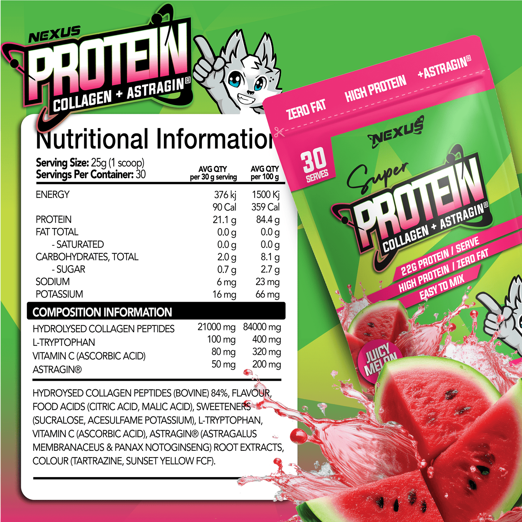 Nexus Super Protein, Watermelon
