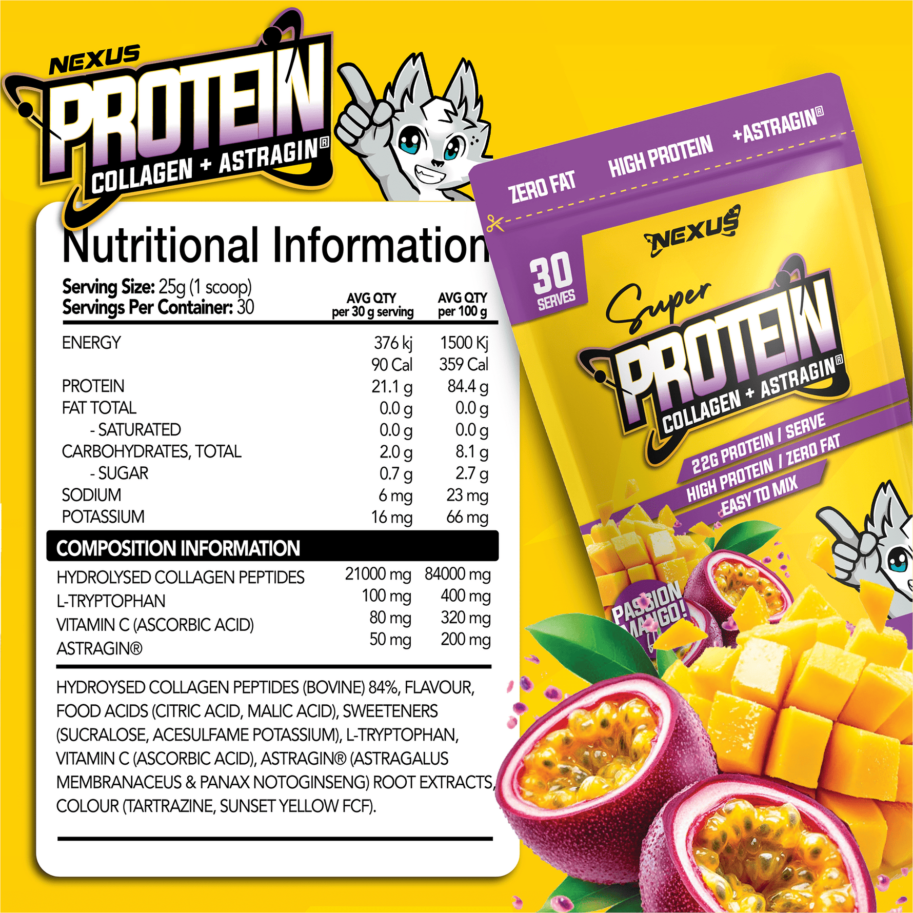 Nexus Super Protein, Mango Passion