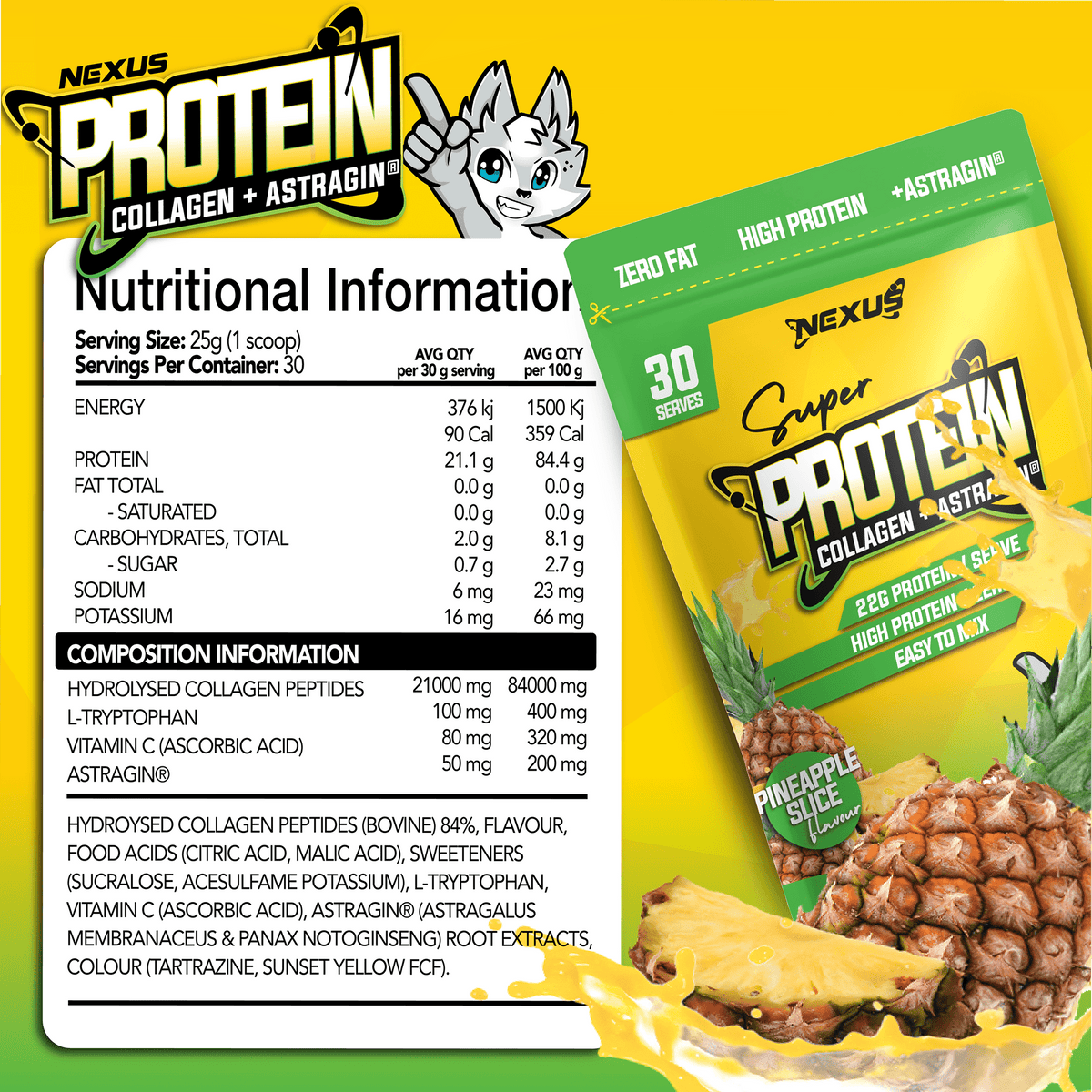 Nexus Super Protein, Pinapple