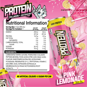 Nexus Super Protein Sparkling Water, Pink Lemonade — pack (3)