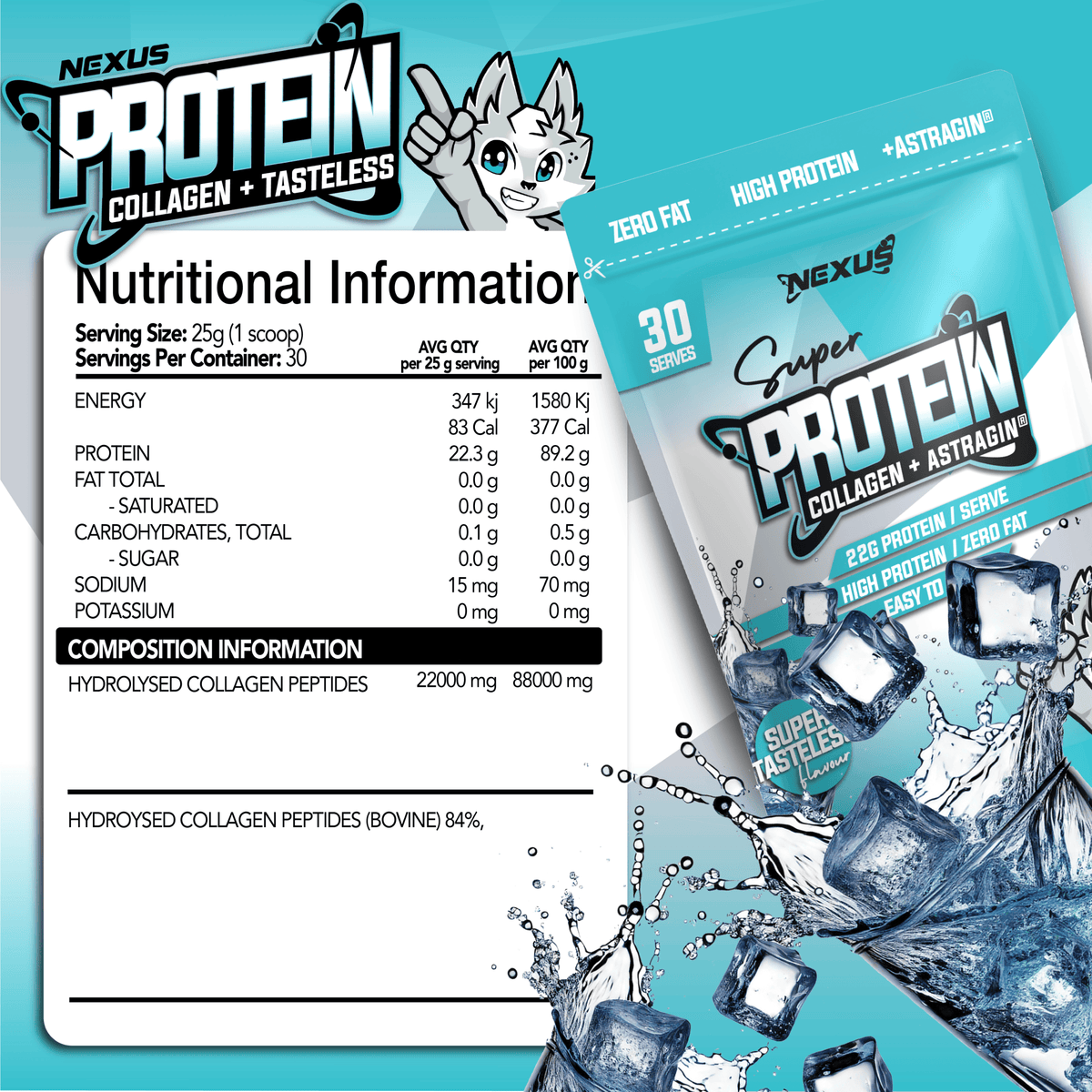 Nexus Super Protein, Tasteless