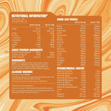 Macro Mike Luxe Almond Protein Caramelised Biscuit supplement facts and nutrition panel
