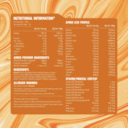 Macro Mike Luxe Almond Protein Caramelised Biscuit supplement facts and nutrition panel