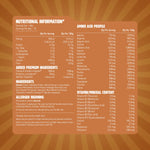 Macro Mike Luxe Almond Protein Chocolate Caramel Bar supplement facts and nutrition panel