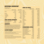 Macro Mike Premium Almond Protein Cookies &amp; Cream nutrition panel