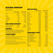 Macro Mike Premium Almond Protein Iced Mocha nutrition panel