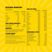 Macro Mike Premium Almond Protein Salted Caramel nutrition panel