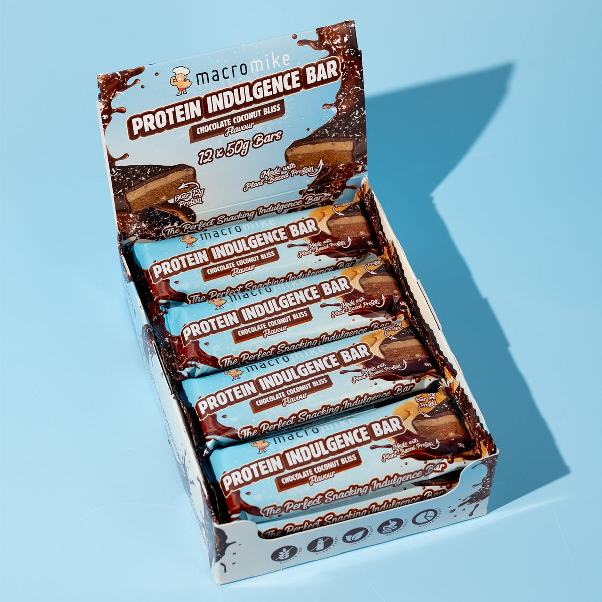 Macro Mike Protein Indulgence Bar Choc Coconut Bliss lifestyle