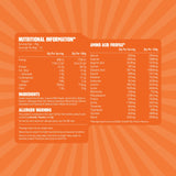 Macro Mike Golden Smooth Pea Protein supplement facts and nutrition panel
