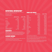 Macro Mike Peanut Plant Protein Sample Pack supplement facts and nutrition panel