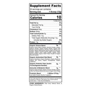 Gaspari Proven Greens & Reds — nutrition panel