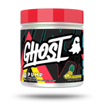 Ghost Pump Pineapple stim free pre-workout, front, 270g, NZ Supps