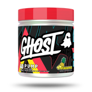 Ghost Pump Pineapple stim free pre-workout, front, 270g, NZ Supps