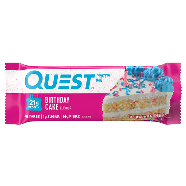 Quest Bar, Birthday Cake