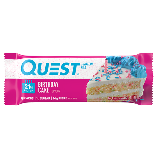Quest Bar, Birthday Cake