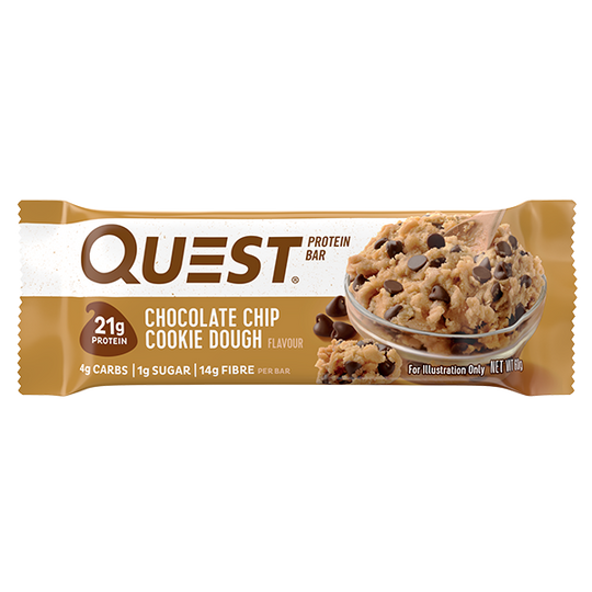 Quest Bar, Choc Chip Cookie Dough